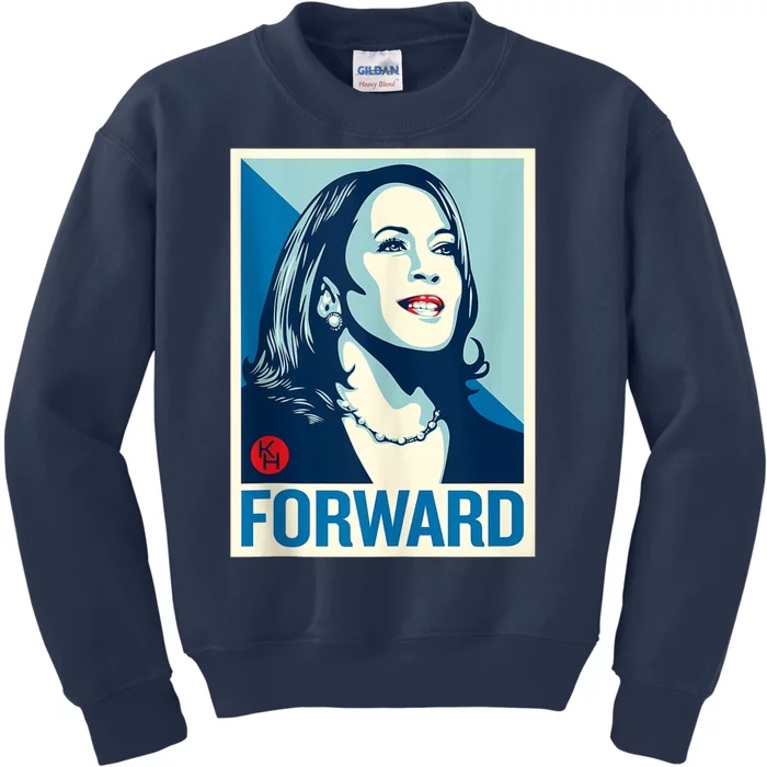 Shepard Fairey Kamala Harris Forward Kids Sweatshirt