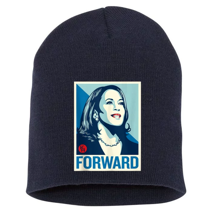 Shepard Fairey Kamala Harris Forward Short Acrylic Beanie