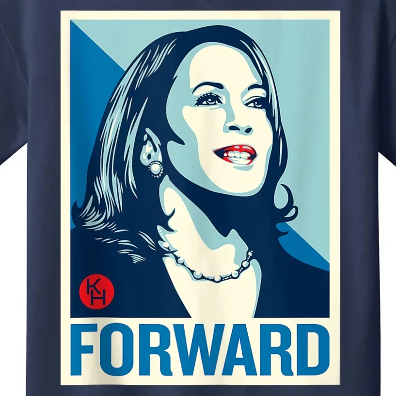 Shepard Fairey Kamala Harris Forward Kids T-Shirt