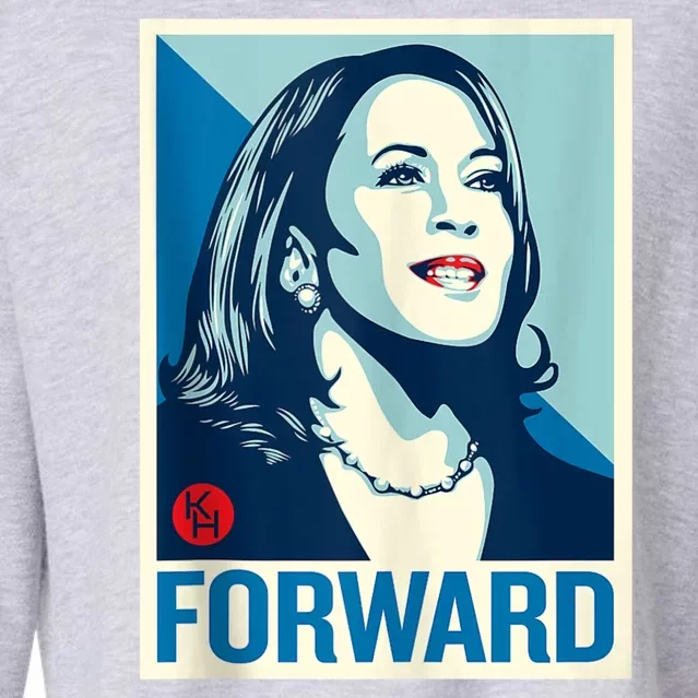 Shepard Fairey Kamala Harris Forward Cropped Pullover Crew