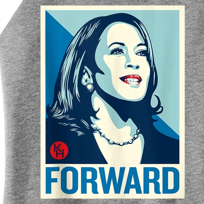 Shepard Fairey Kamala Harris Forward Women’s Perfect Tri Rocker Tank