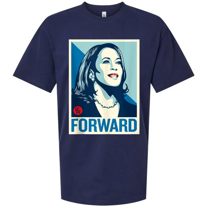 Shepard Fairey Kamala Harris Forward Sueded Cloud Jersey T-Shirt