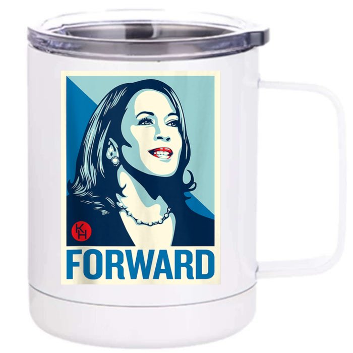 Shepard Fairey Kamala Harris Forward Front & Back 12oz Stainless Steel Tumbler Cup