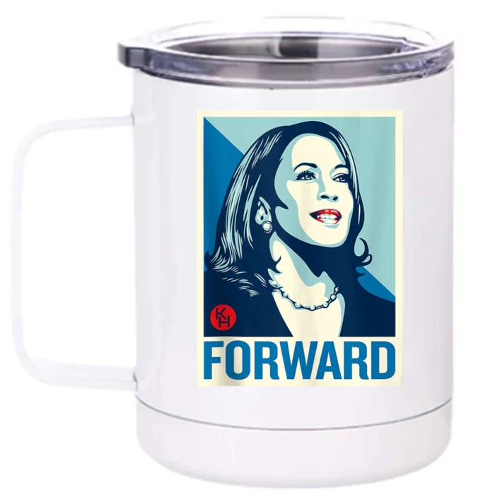 Shepard Fairey Kamala Harris Forward Front & Back 12oz Stainless Steel Tumbler Cup