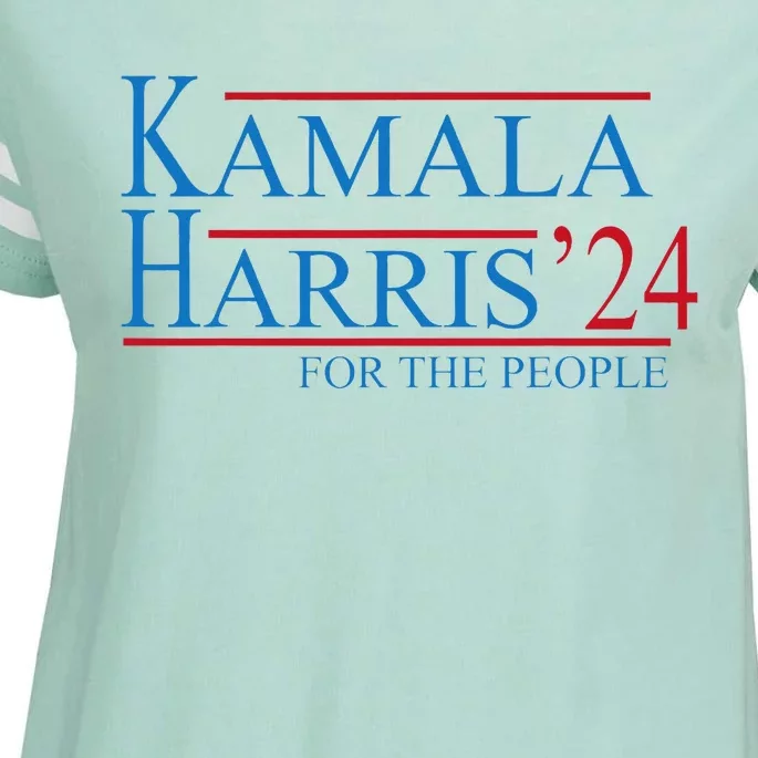 Kamala Harris 24 For The People Election 2024 Enza Ladies Jersey Football T-Shirt