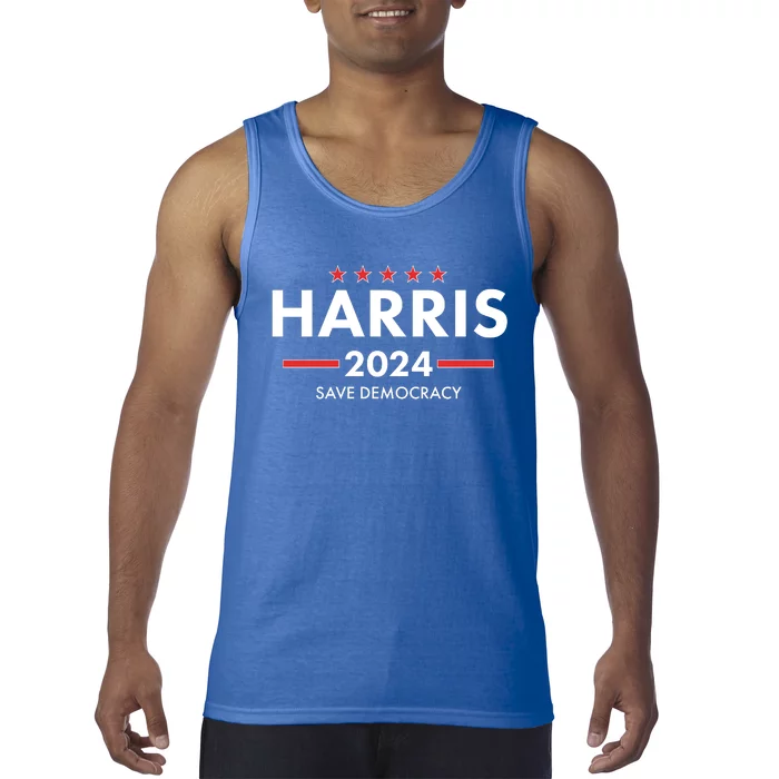 Kamala Harris 2024 Save Democracy Tank Top