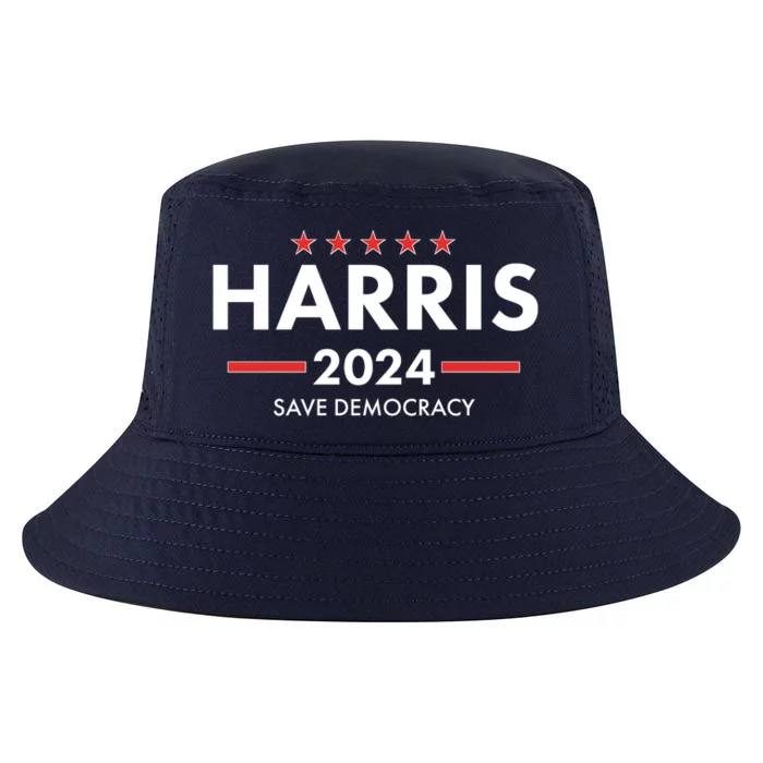 Kamala Harris 2024 Save Democracy Cool Comfort Performance Bucket Hat