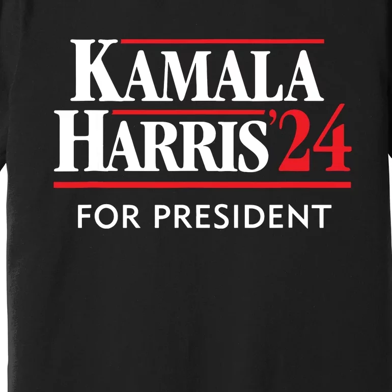 Kamala Harris 24 For President 2024 Premium T-Shirt