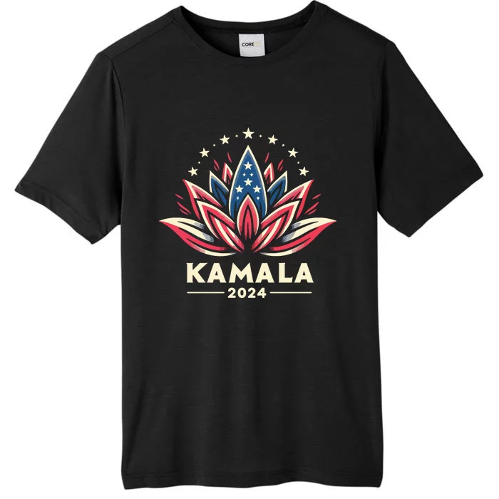 Kamala Harris 2024 Presidential Campaign American Lotus ChromaSoft Performance T-Shirt