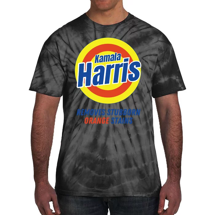 Kamala Harris 2024 Removes Stubborn Orange Stains Funny Vote Tie-Dye T-Shirt