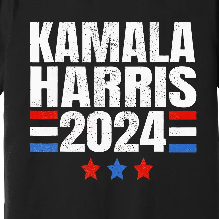 Kamala Harris 2024 For President Campaign Premium T-Shirt