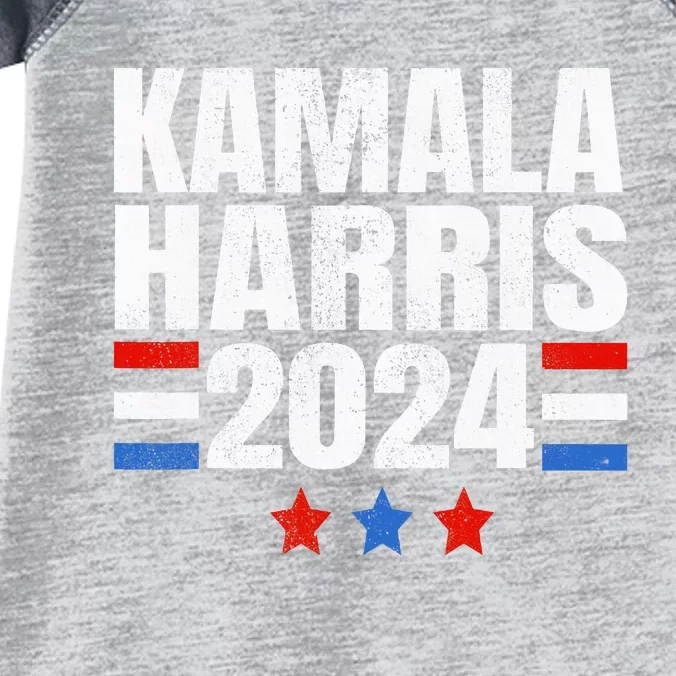 Kamala Harris 2024 For President Campaign Infant Baby Jersey Bodysuit