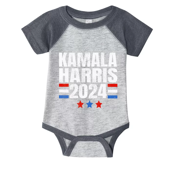 Kamala Harris 2024 For President Campaign Infant Baby Jersey Bodysuit