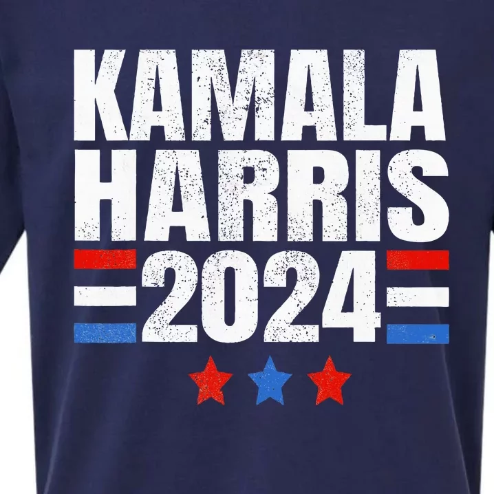 Kamala Harris 2024 For President Campaign Sueded Cloud Jersey T-Shirt