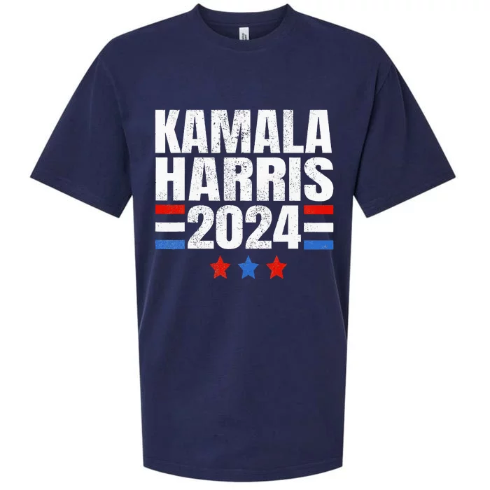 Kamala Harris 2024 For President Campaign Sueded Cloud Jersey T-Shirt