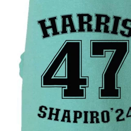 Kamala Harrisshapiro 24 Supporter 47 Doggie 3-End Fleece Hoodie