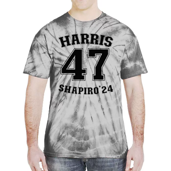 Kamala Harrisshapiro 24 Supporter 47 Tie-Dye T-Shirt