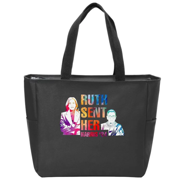 Kamala Harris 24 Ruth Sent Her Zip Tote Bag