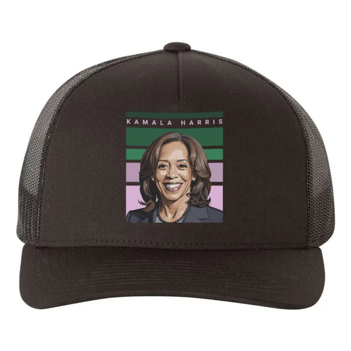 Kamala Harris 2024 Yupoong Adult 5-Panel Trucker Hat