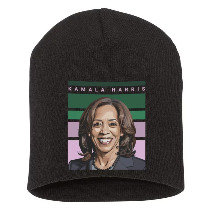 Kamala Harris 2024 Short Acrylic Beanie