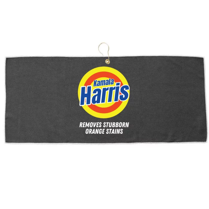 Kamala Harris 2024 Removes Stubborn Orange Stains Humorous Large Microfiber Waffle Golf Towel