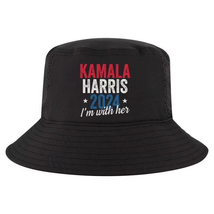 Kamala Harris 2024 Support Im With Her Kamala Harris 2024 Cool Comfort Performance Bucket Hat