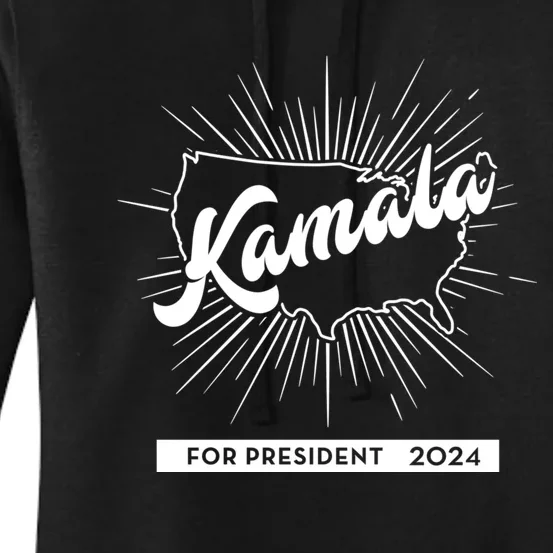 Kamala Harris 2024 For President Campaign Women's Pullover Hoodie