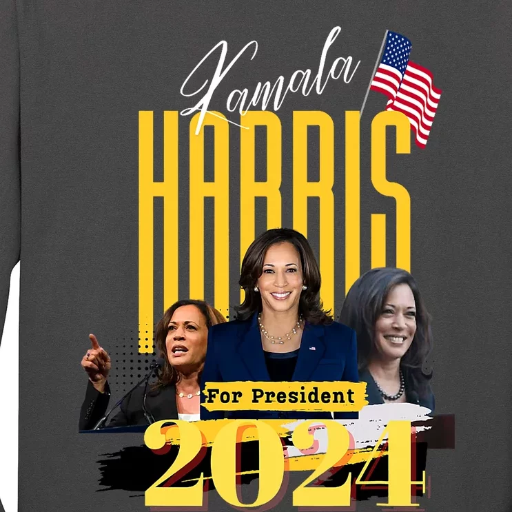 Kamala Harris 2024 Pro Kamala For President Long Sleeve Shirt