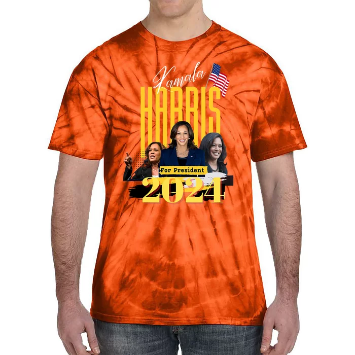 Kamala Harris 2024 Pro Kamala For President Tie-Dye T-Shirt