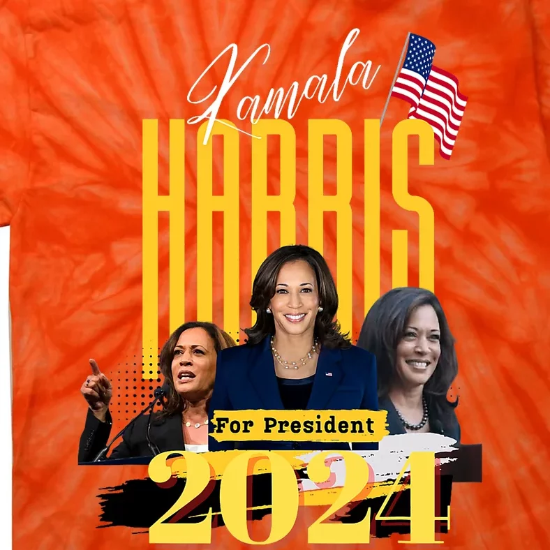 Kamala Harris 2024 Pro Kamala For President Tie-Dye T-Shirt