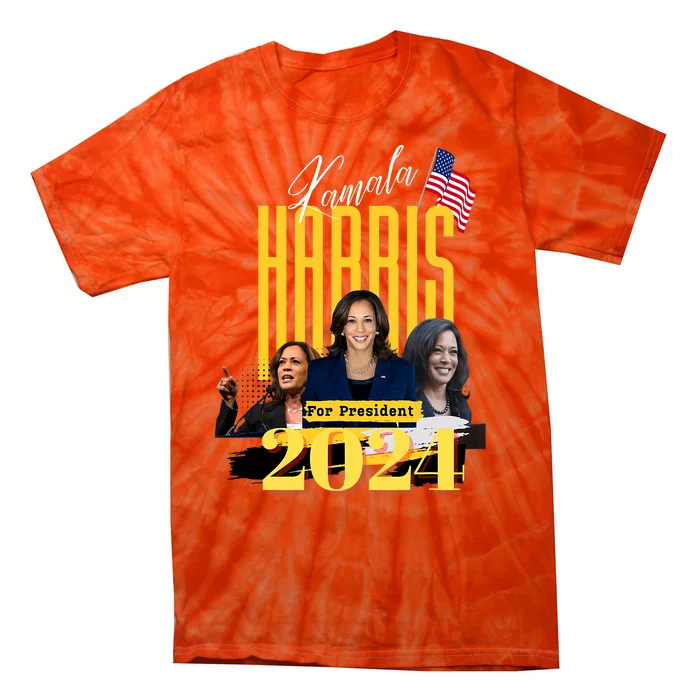 Kamala Harris 2024 Pro Kamala For President Tie-Dye T-Shirt