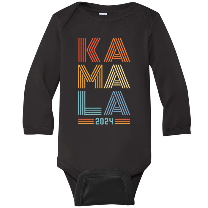 Kamala Harris 2024 Presidential Election Baby Long Sleeve Bodysuit