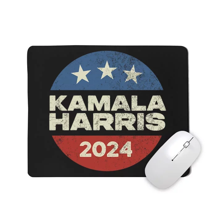 Kamala Harris 2024 For President Campaign Vintage Mousepad