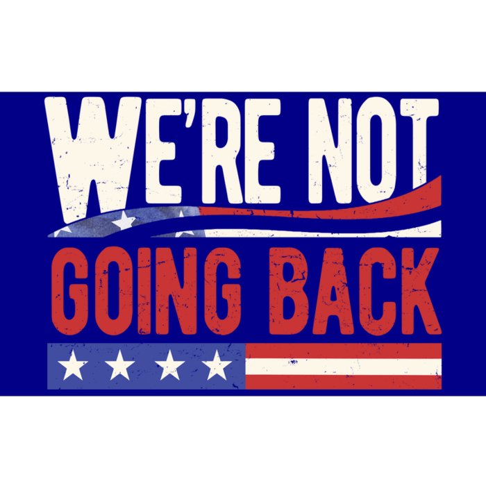 Kamala Harris 2024 Were Not Going Back Bumper Sticker