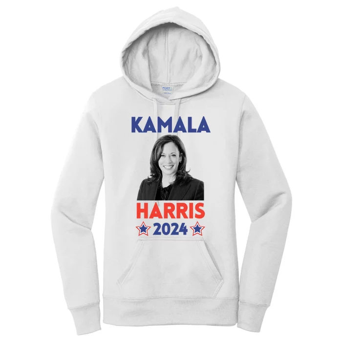 Kamala Harris 2024 Kamala For President Democrat Gift Women's Pullover Hoodie