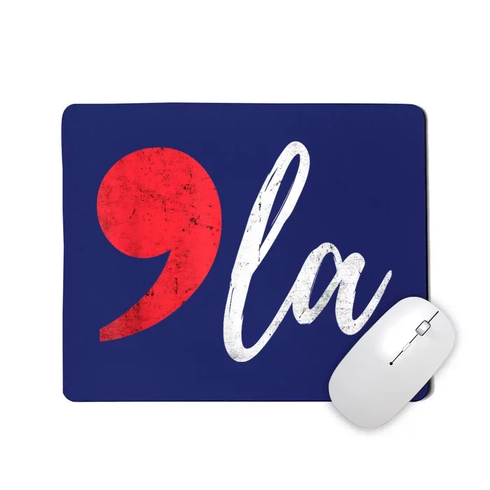 Kamala Harris 2024 President Comma La Funny Mousepad