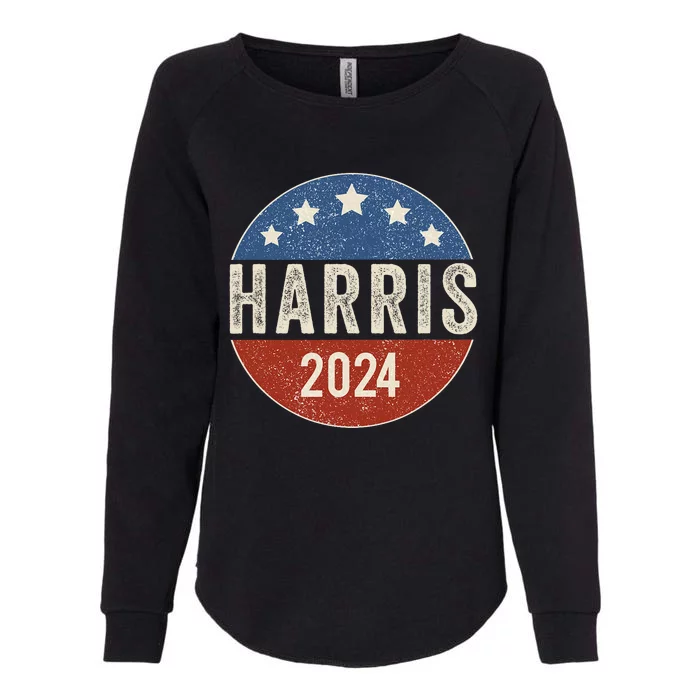 Kamala Harris 2024 For President Campaign Us Flag Womens California Wash Sweatshirt