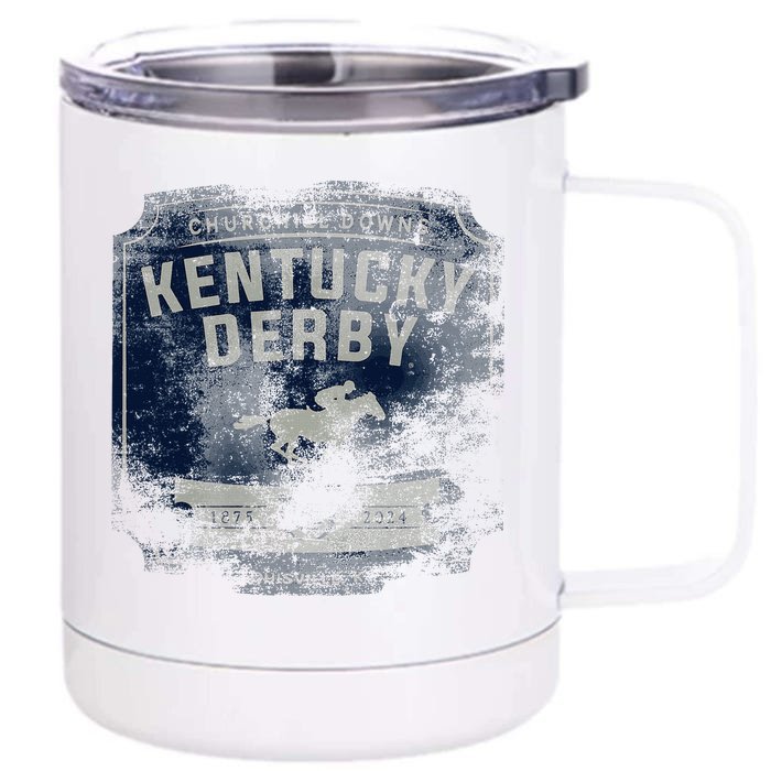 Kentucky Horse 2024 Vintage Front & Back 12oz Stainless Steel Tumbler Cup