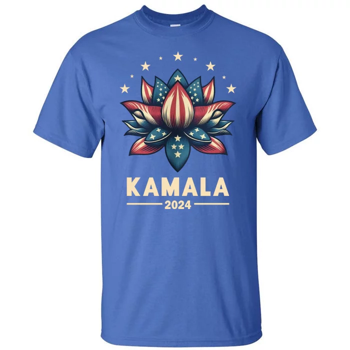 Kamala Harris 2024 Presidential Campaign American Lotus Tall T-Shirt