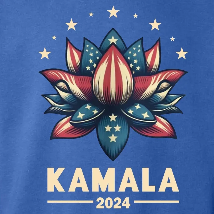 Kamala Harris 2024 Presidential Campaign American Lotus Toddler Hoodie