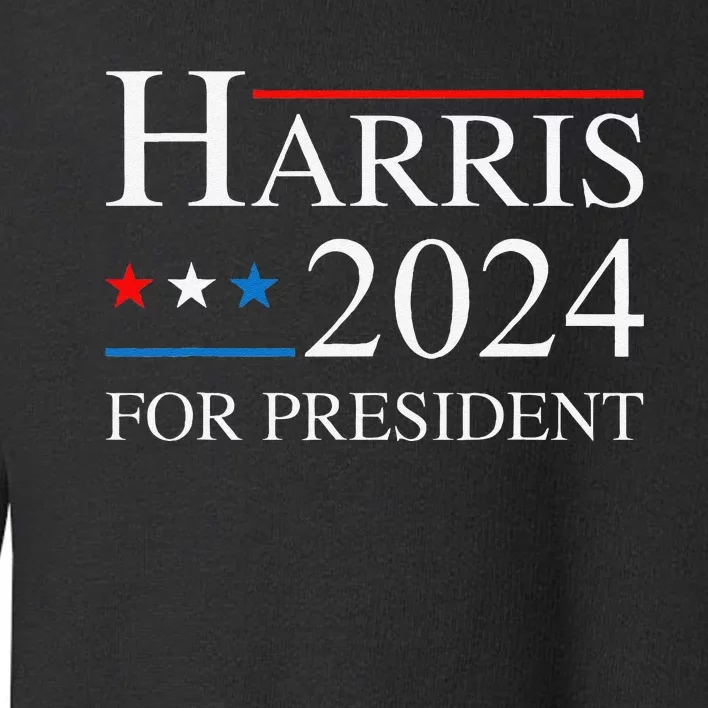 Kamala Harris 2024 For President Election Campaign Gift Toddler Sweatshirt