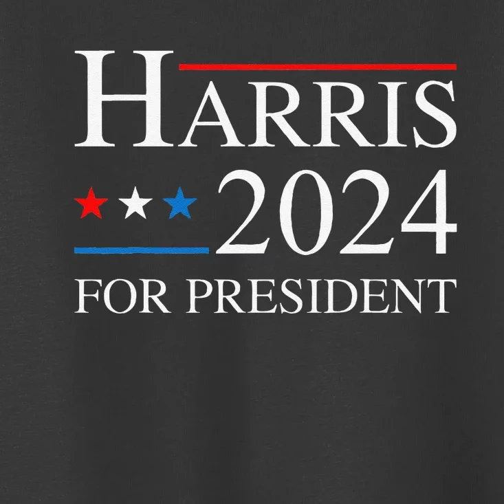 Kamala Harris 2024 For President Election Campaign Gift Toddler T-Shirt