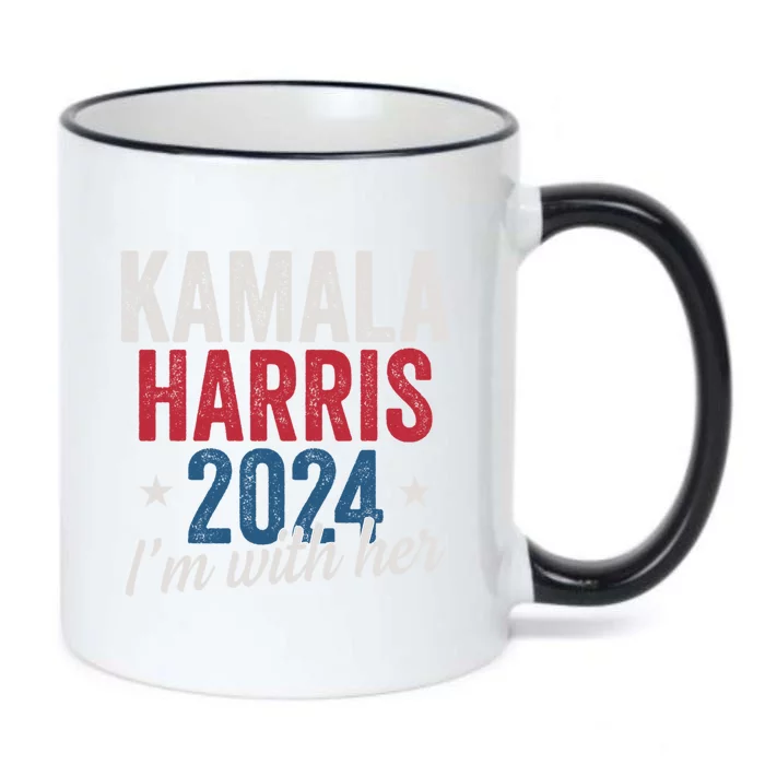 Kamala Harris 2024 Support Black Color Changing Mug