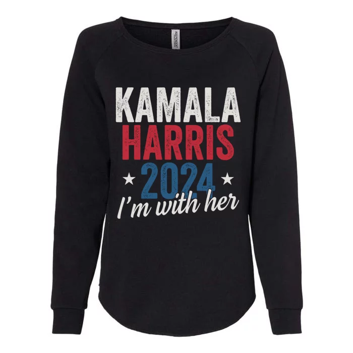 Kamala Harris 2024 Support Womens California Wash Sweatshirt