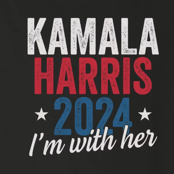 Kamala Harris 2024 Support Toddler Long Sleeve Shirt