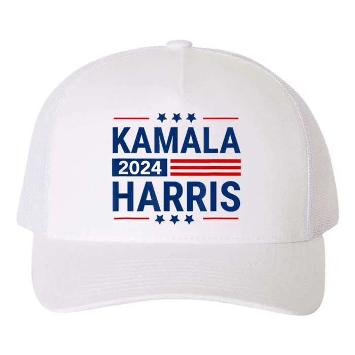 Kamala Harris 2024 Support First Presidente Usa Women Yupoong Adult 5-Panel Trucker Hat