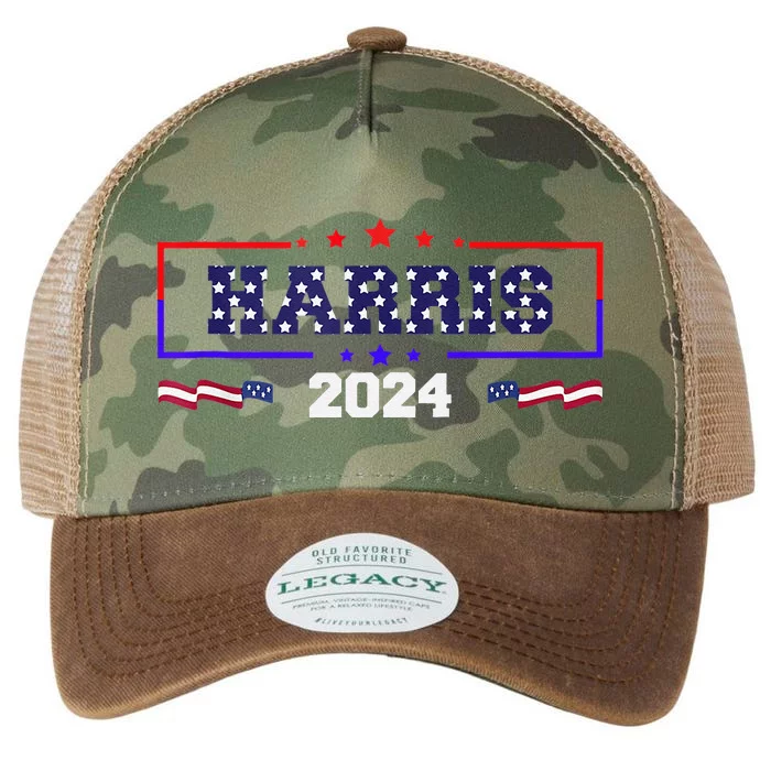 Kamala Harris 2024 Kamala For President Kamala2024 Legacy Tie Dye Trucker Hat