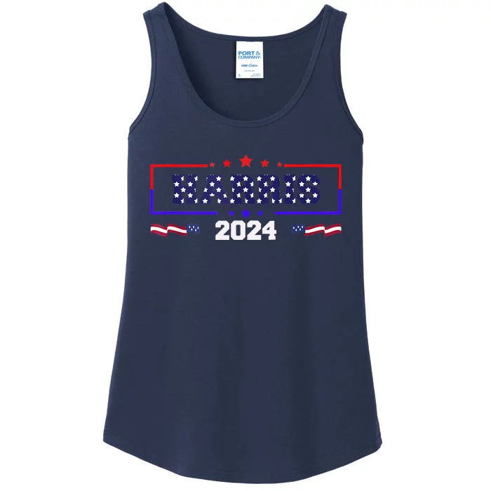 Kamala Harris 2024 Kamala For President Kamala2024 Ladies Essential Tank