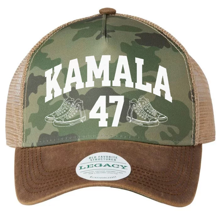 Kamala Harris 2024 47th President Chucks And Pearls Vote Premium Legacy Tie Dye Trucker Hat