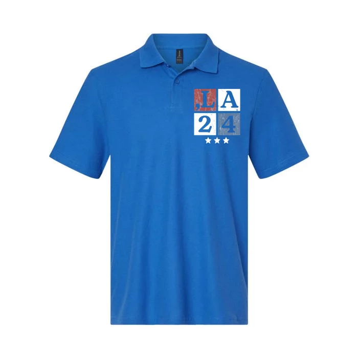 Kamala Harris 2024 Comma La Gift Softstyle Adult Sport Polo